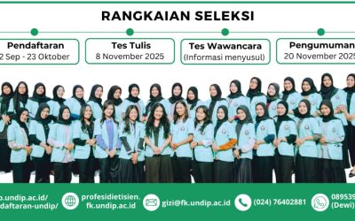 Departemen Ilmu Gizi UNDIP Buka Pendaftaran Mahasiswa Baru Profesi Dietisien Semester Genap 2025/2026